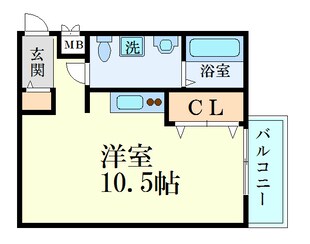 三滝駅 徒歩14分 3階の物件間取画像